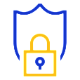 Icon of a security padlock
