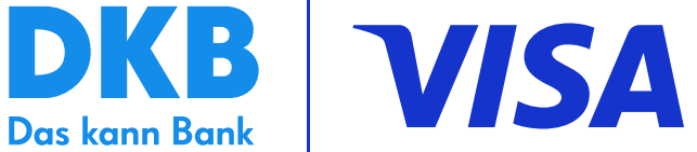 Visa and DKB logo