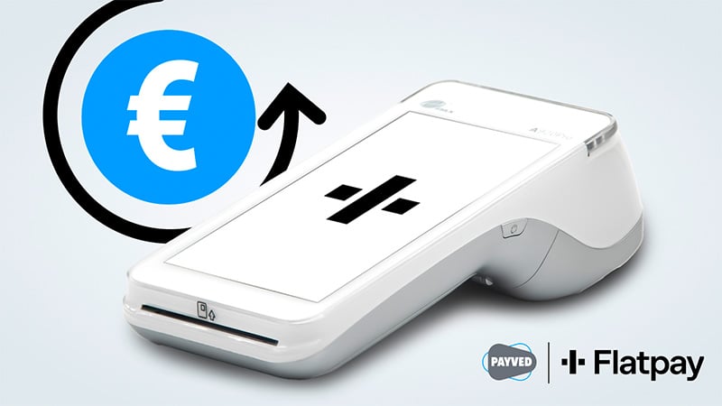 flat pay logo payment terminal