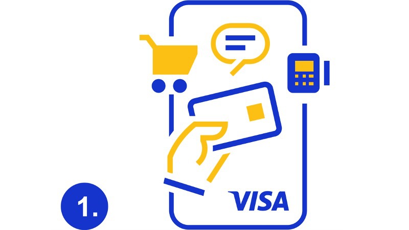 Online card payment icon